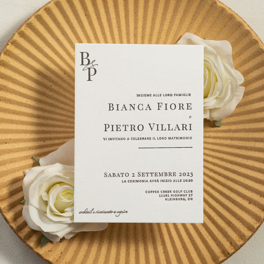 Enkel invitation til bogtryk