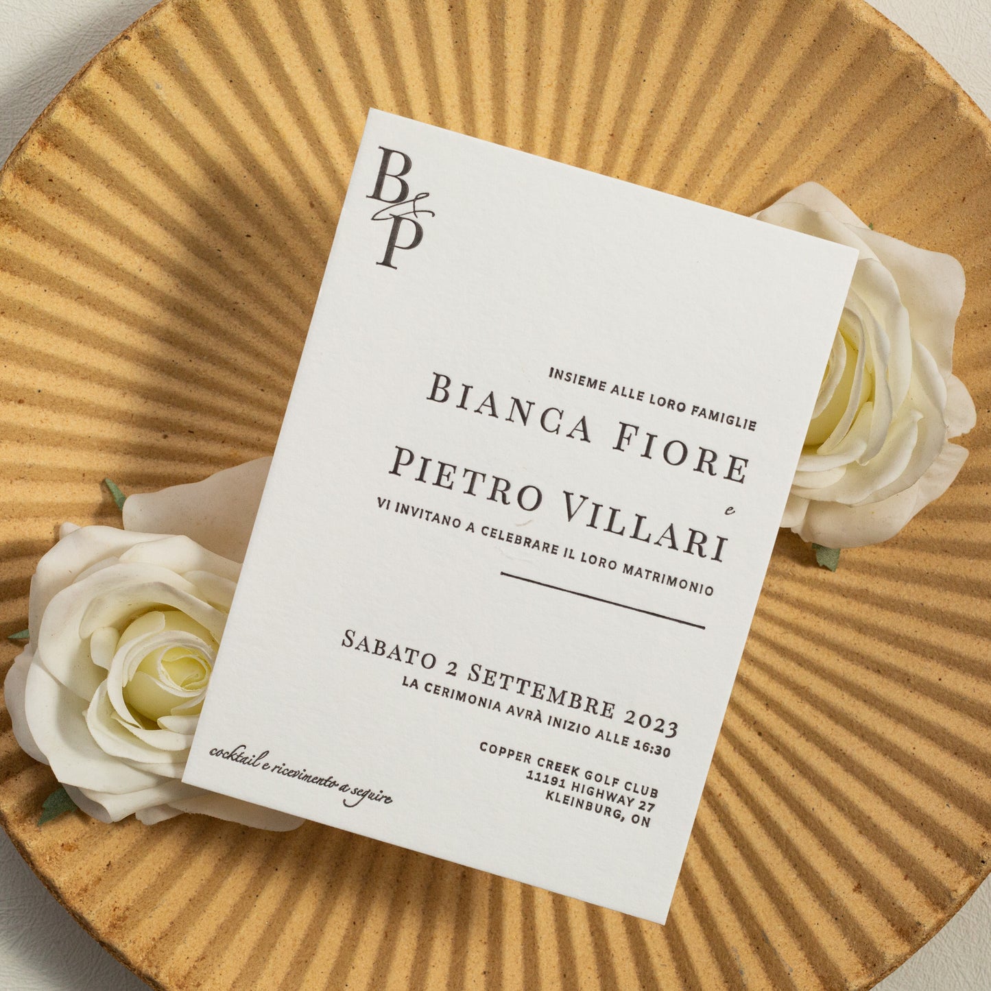 Enkel invitation til bogtryk