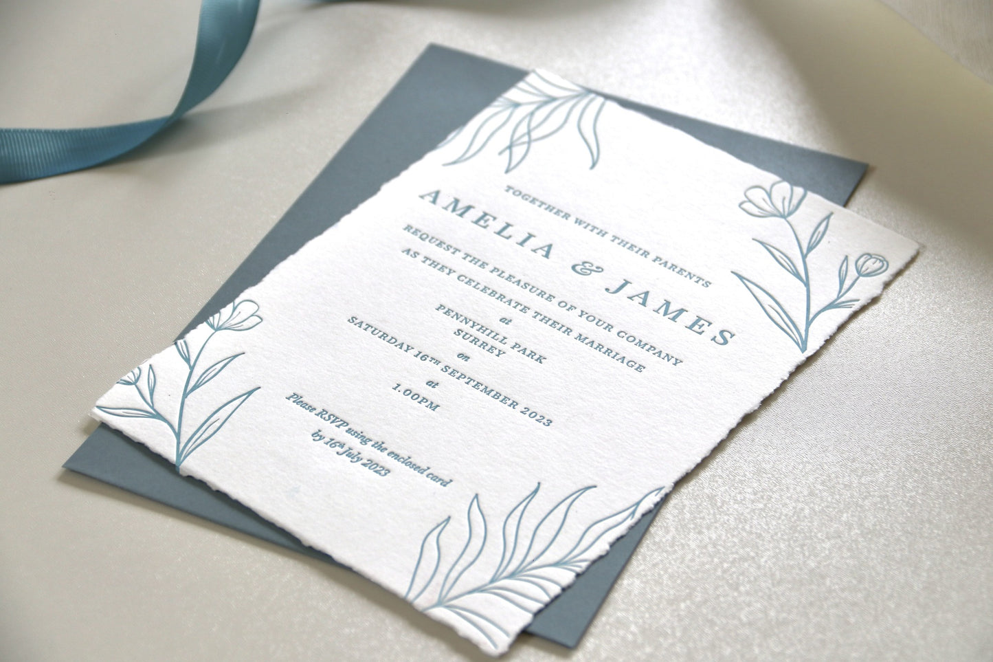 Invitation af bokstavpresser