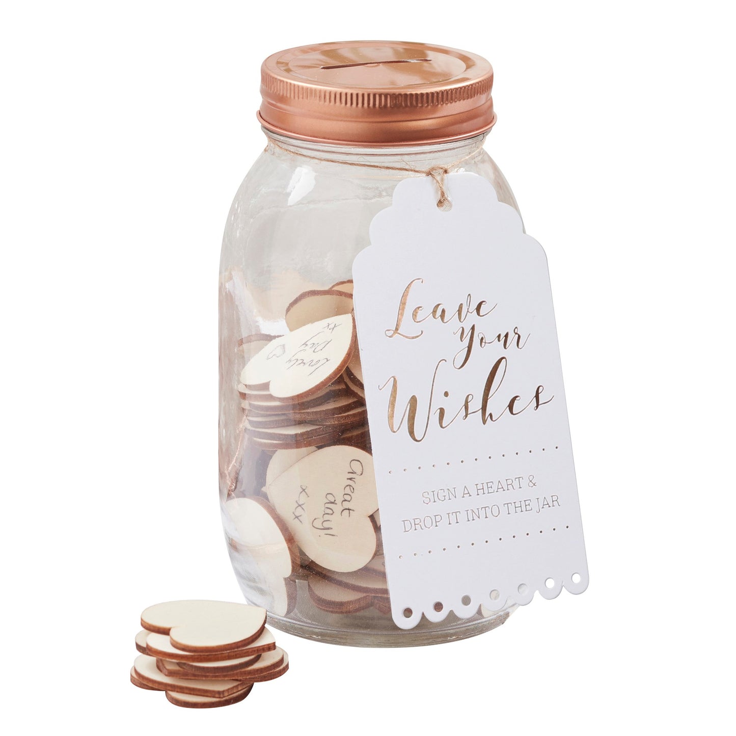 Wish Jar Wedding Guest Book Alternative