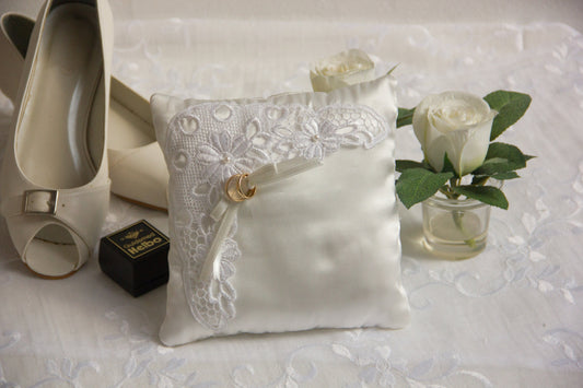 Satin Ring bearer pillow