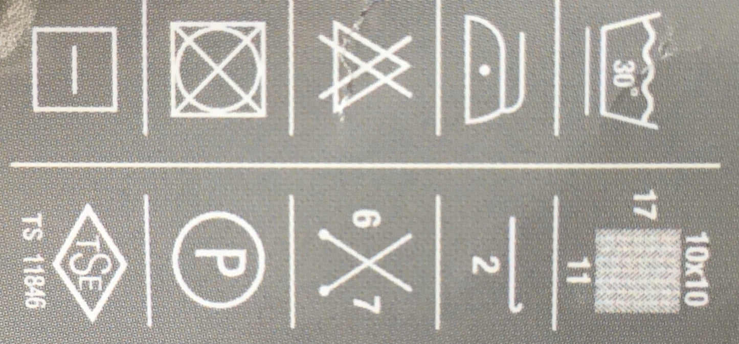 Brunmeleret strikket tørklæde til dame