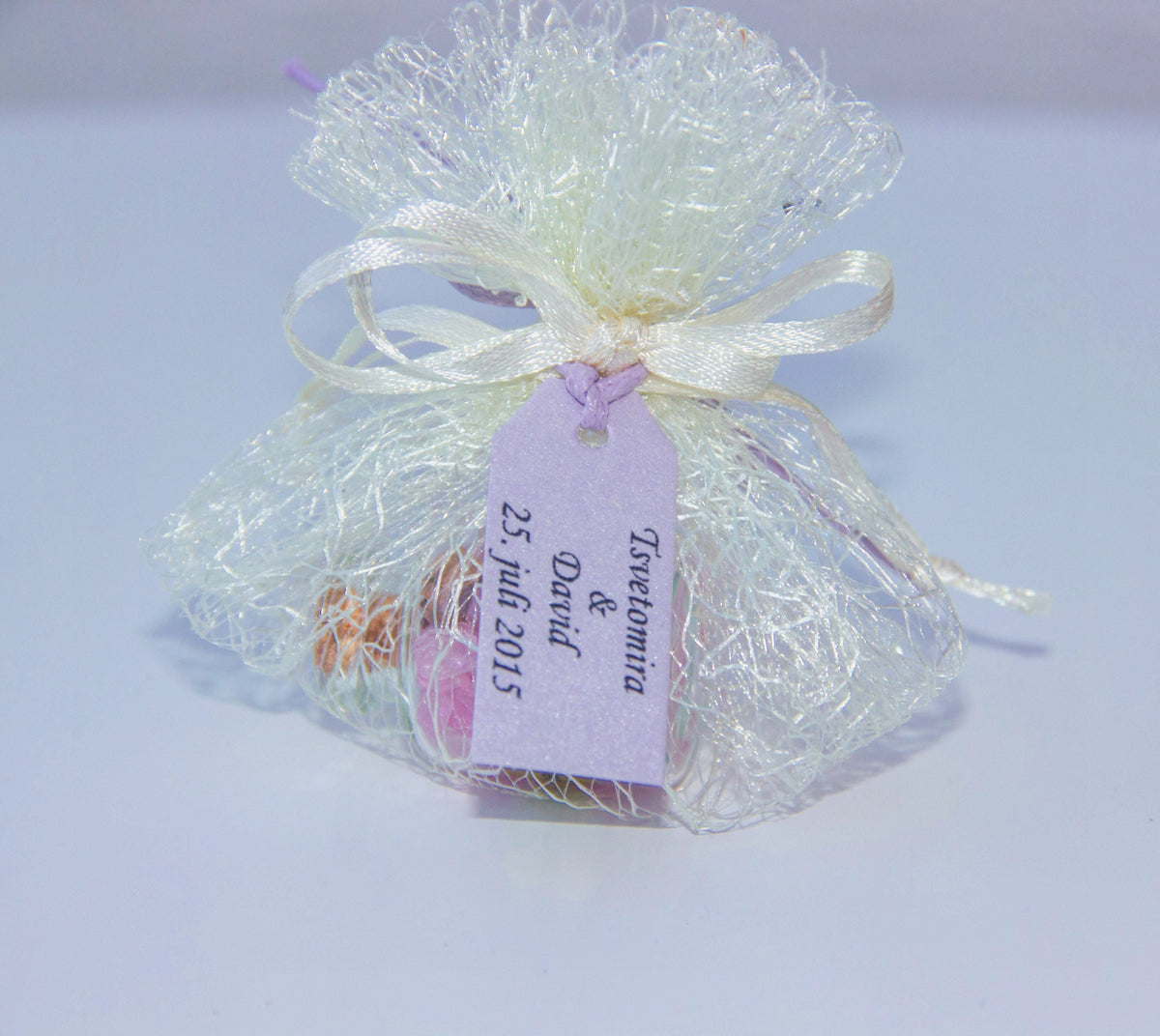 Elegant Wedding Favors små personlige flasker - Sæt med 12 stk