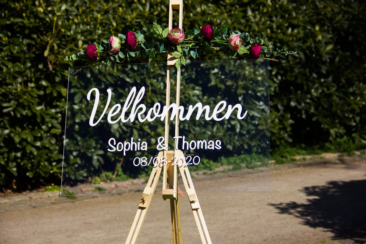 Acrylic sign