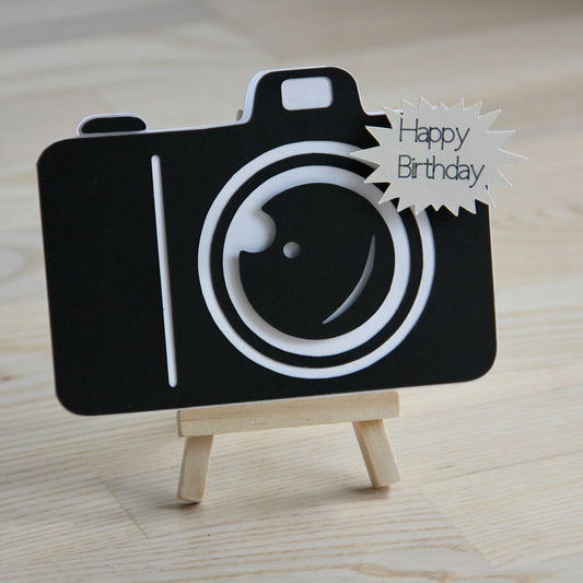 Fotograf fødselsdagskort