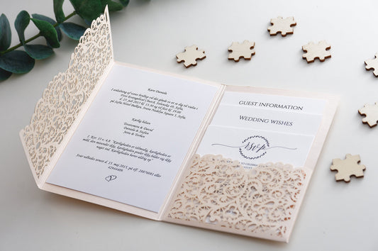 Laserklip invitation