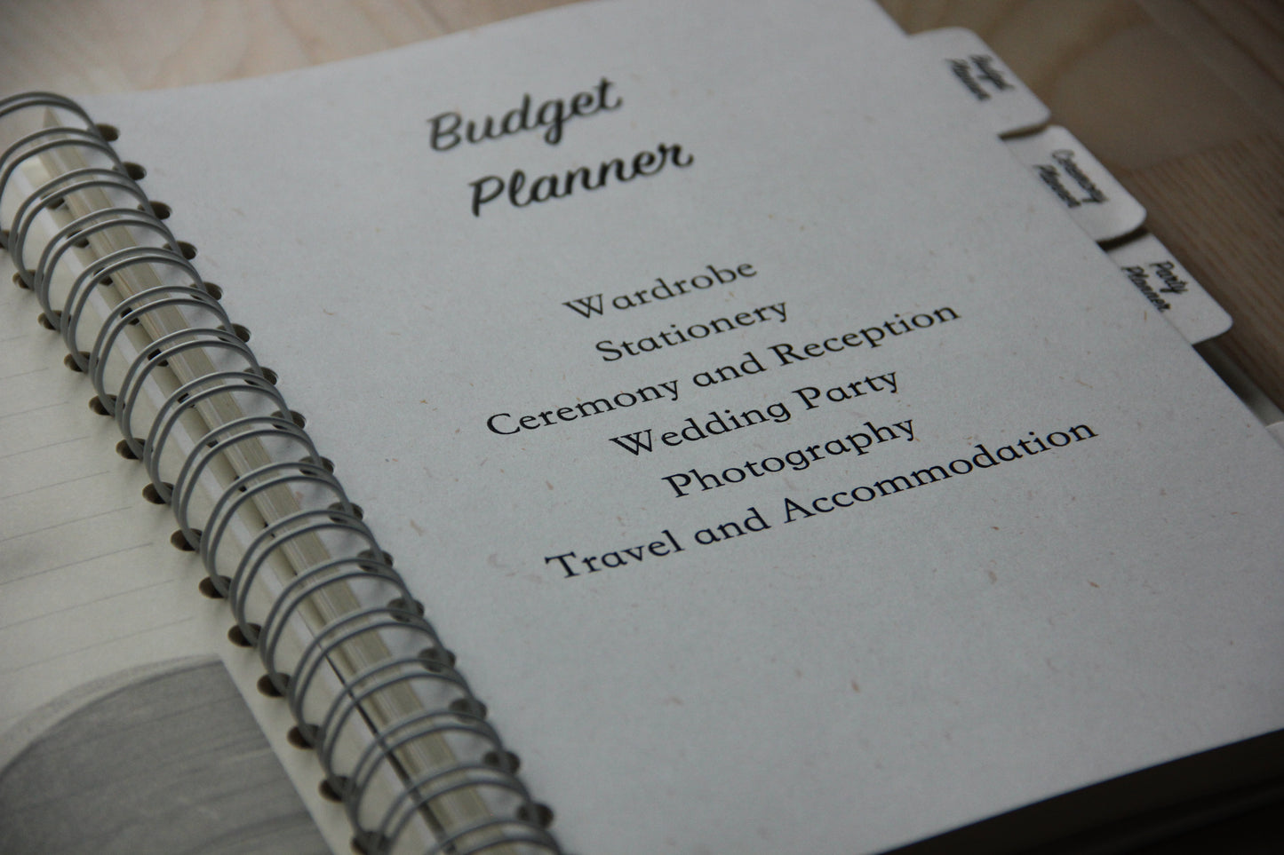 Luksus håndlavet bryllupsplanlægger