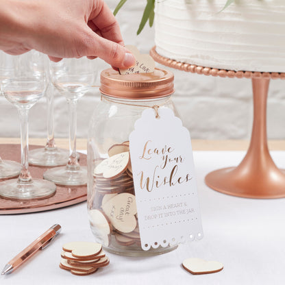 Ønske Jar Bryllup Gæstebog Alternativ