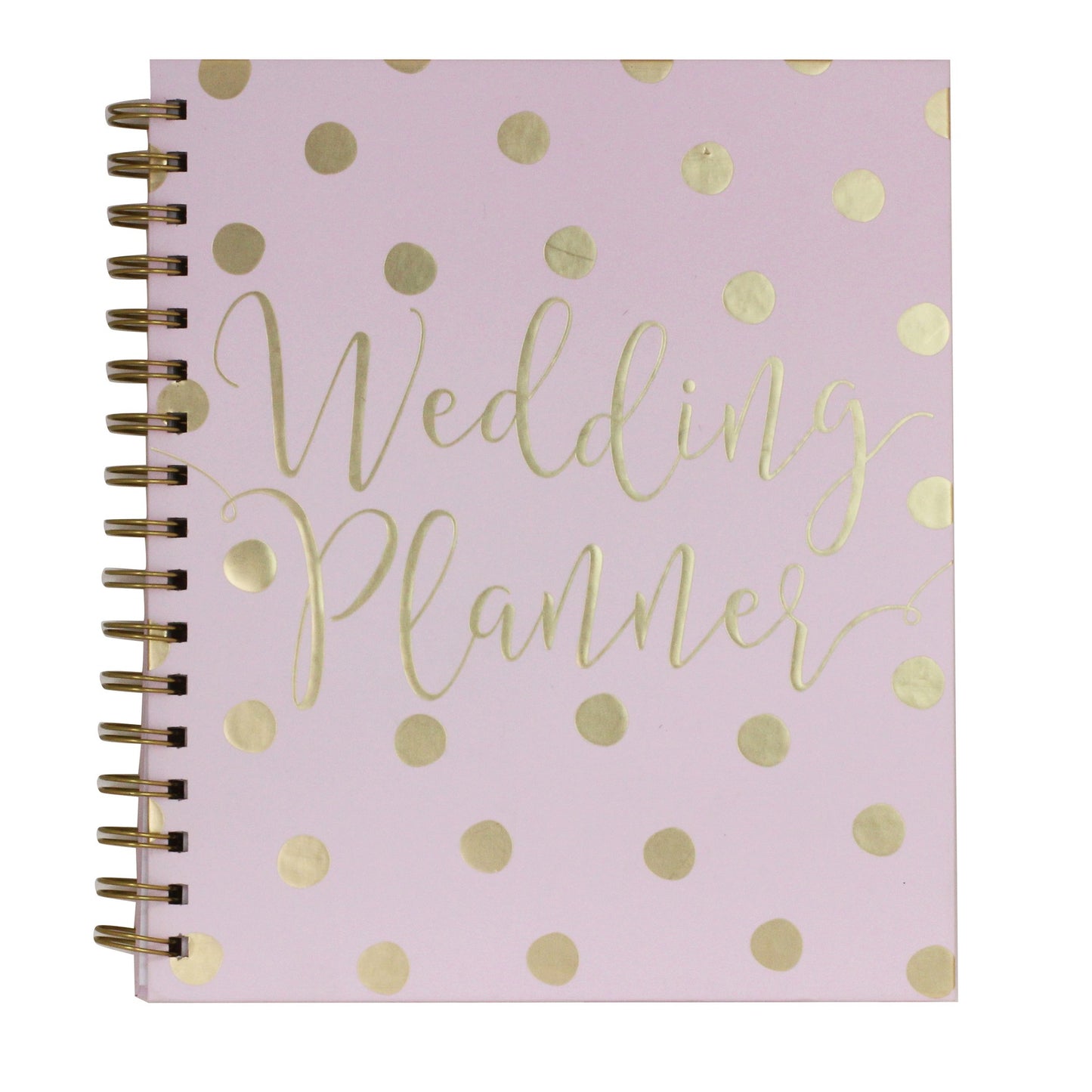 Luksus Pink &amp; Gold Wedding Planner Book