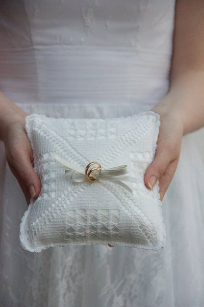Satin ring bærepude