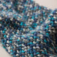 Blue Round Knitted Scarf
