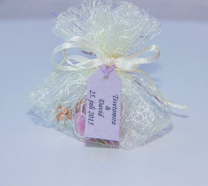 Elegant Wedding Favors små personlige flasker - Sæt med 12 stk