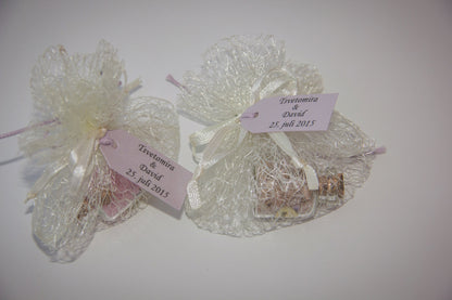 Elegant Wedding Favors små personlige flasker - Sæt med 12 stk