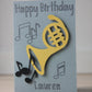 Hornspiller fødselsdagskort