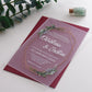 Frosted Acrylic invitation